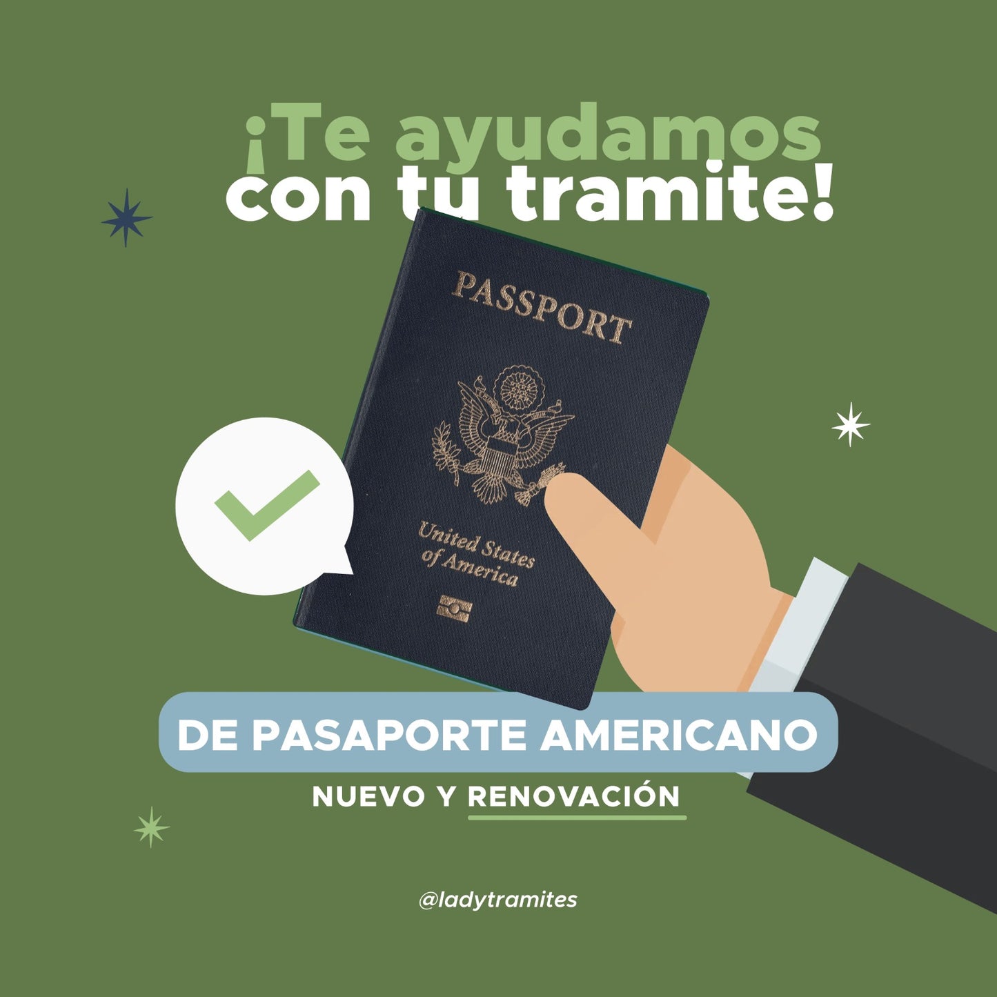 Cita pasaporte americano renovación